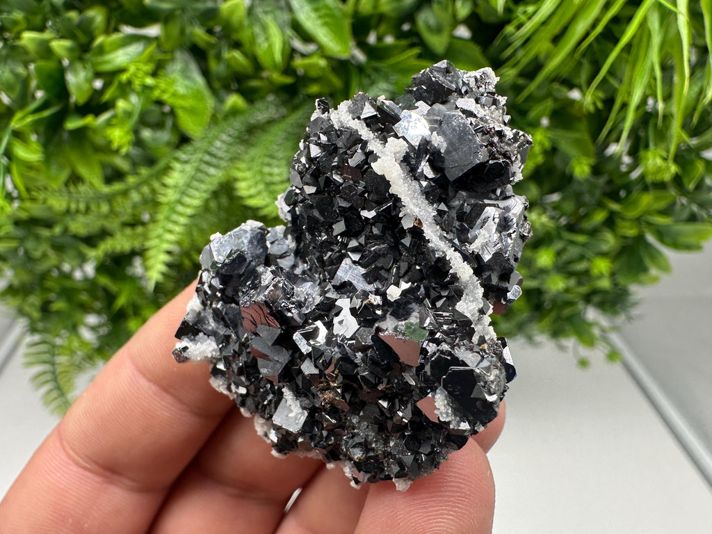 Collected Skeletal GALENA,Sphalerite,Quartz,Calcite from Krushev dol mine,Madan,Bulgaria,natural,collectible mineral specimen home decor