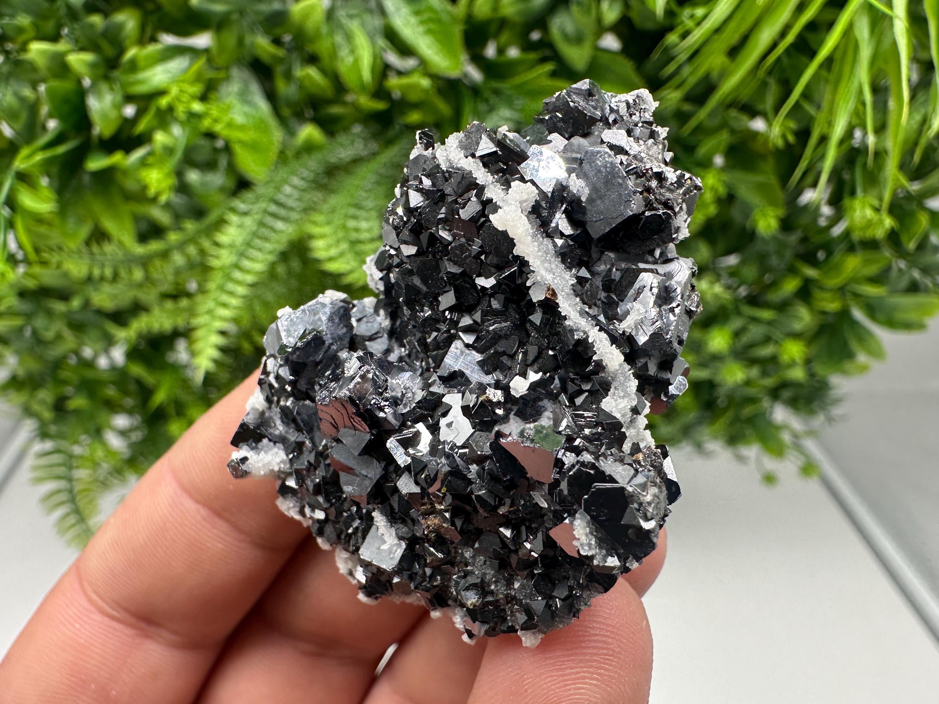 Collected Skeletal GALENA,Sphalerite,Quartz,Calcite from Krushev dol mine,Madan,Bulgaria,natural,collectible mineral specimen home decor