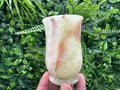 Vintage Onyx Wine Cup: Natural Stone Barware (10cm)