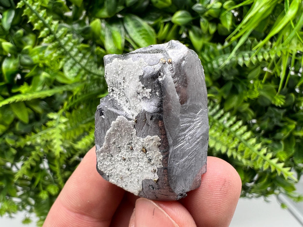 Skeletal Galena on Quartz, Borieva Mine Mineral Specimen