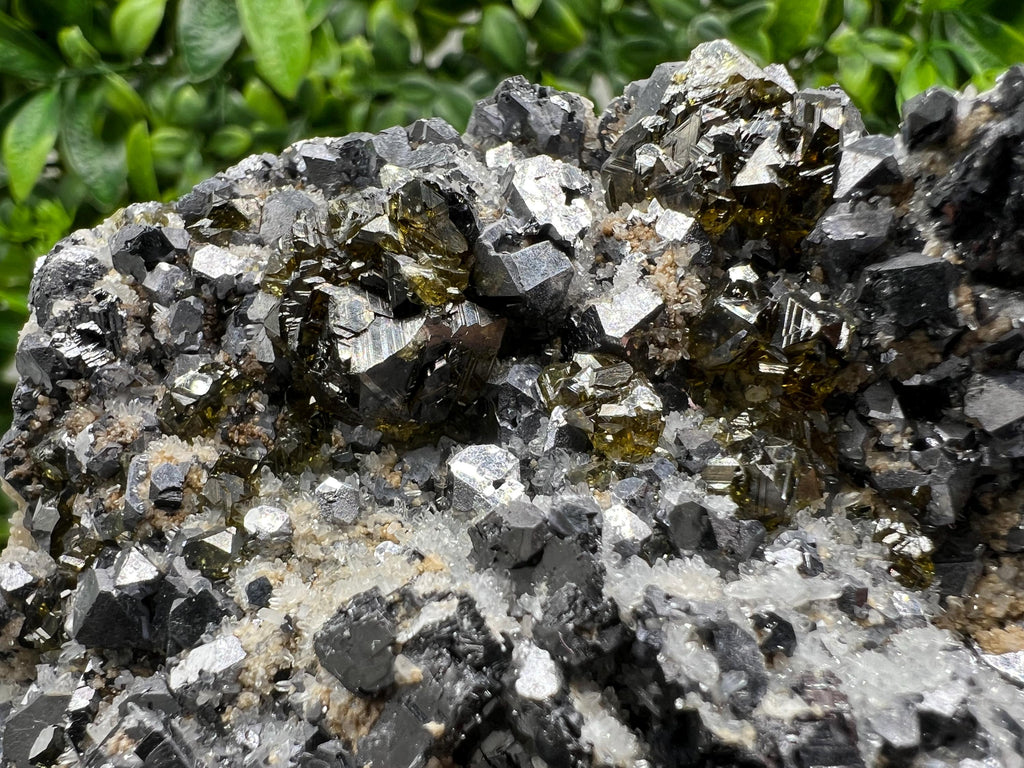 Rare Galena, Sphalerite, Pyrite Mineral Specimen: Krushev Dol Mine