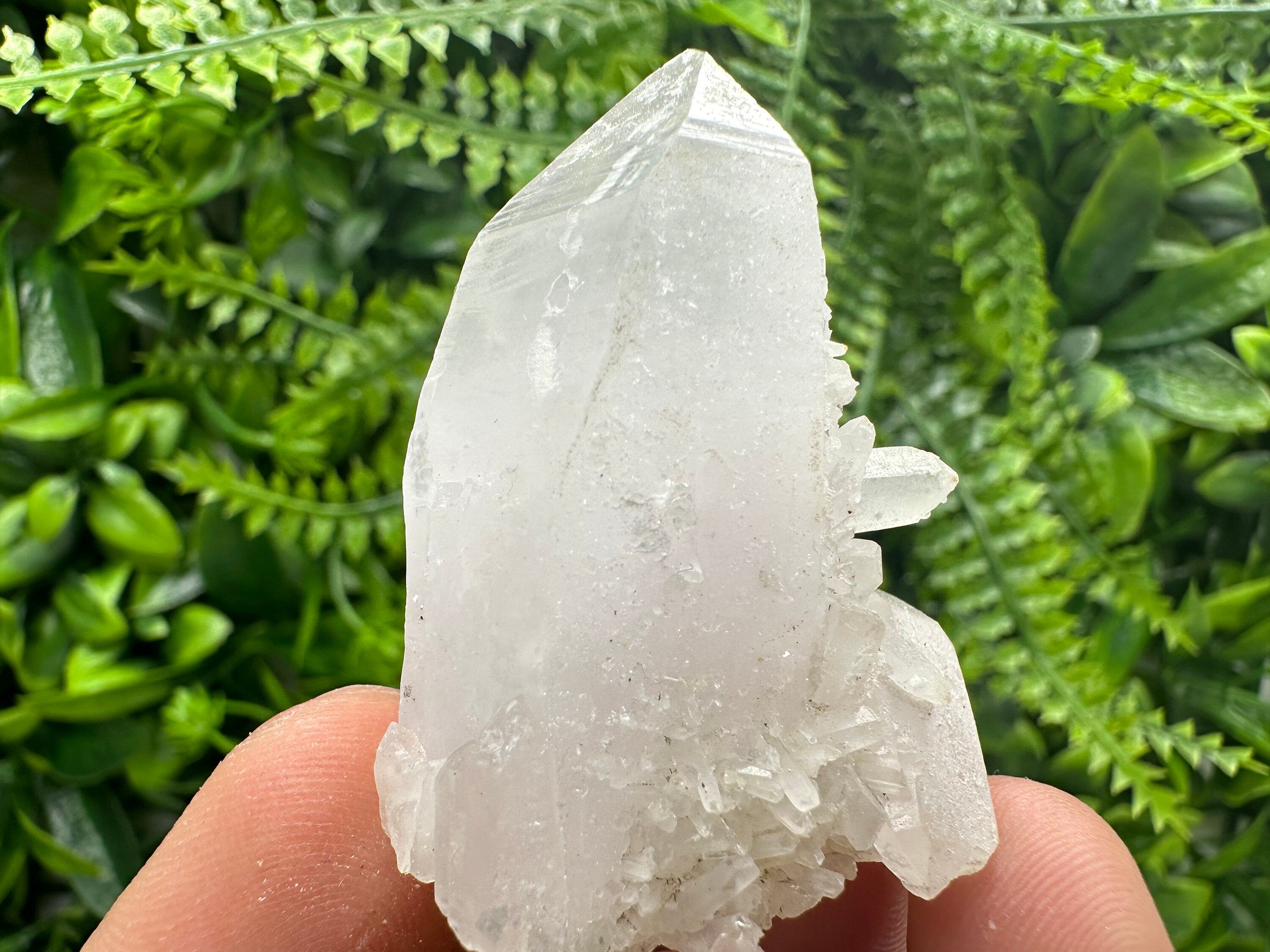 Transparent Quartz Cluster: Krushev Dol Mine, Bulgaria