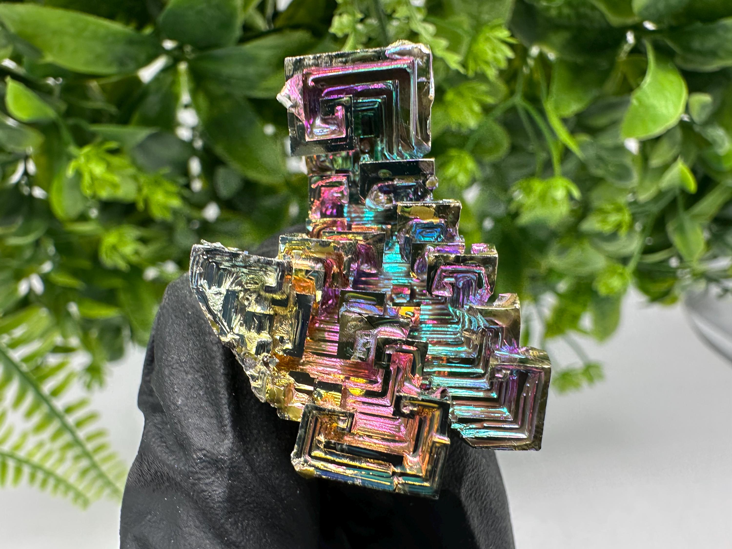 Rainbow Bismuth Crystal: Rare Gemstone Specimen,wholesale Bismuth