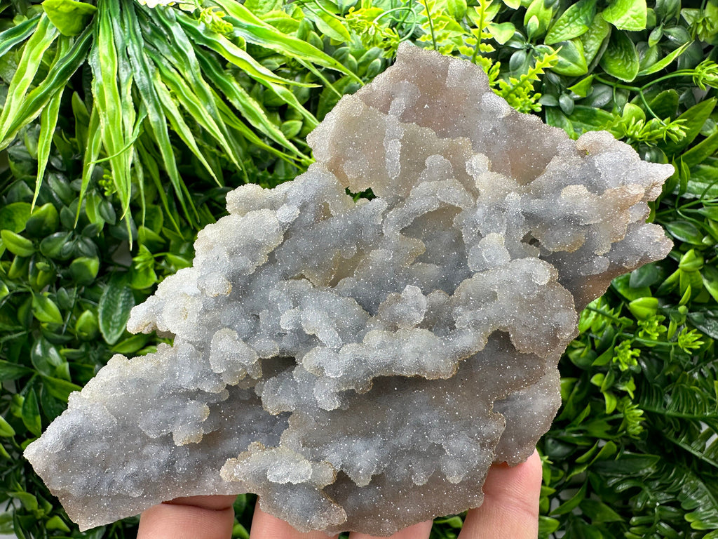 Chalcedony Quartz Cluster with Chlorite, Madan Bulgaria