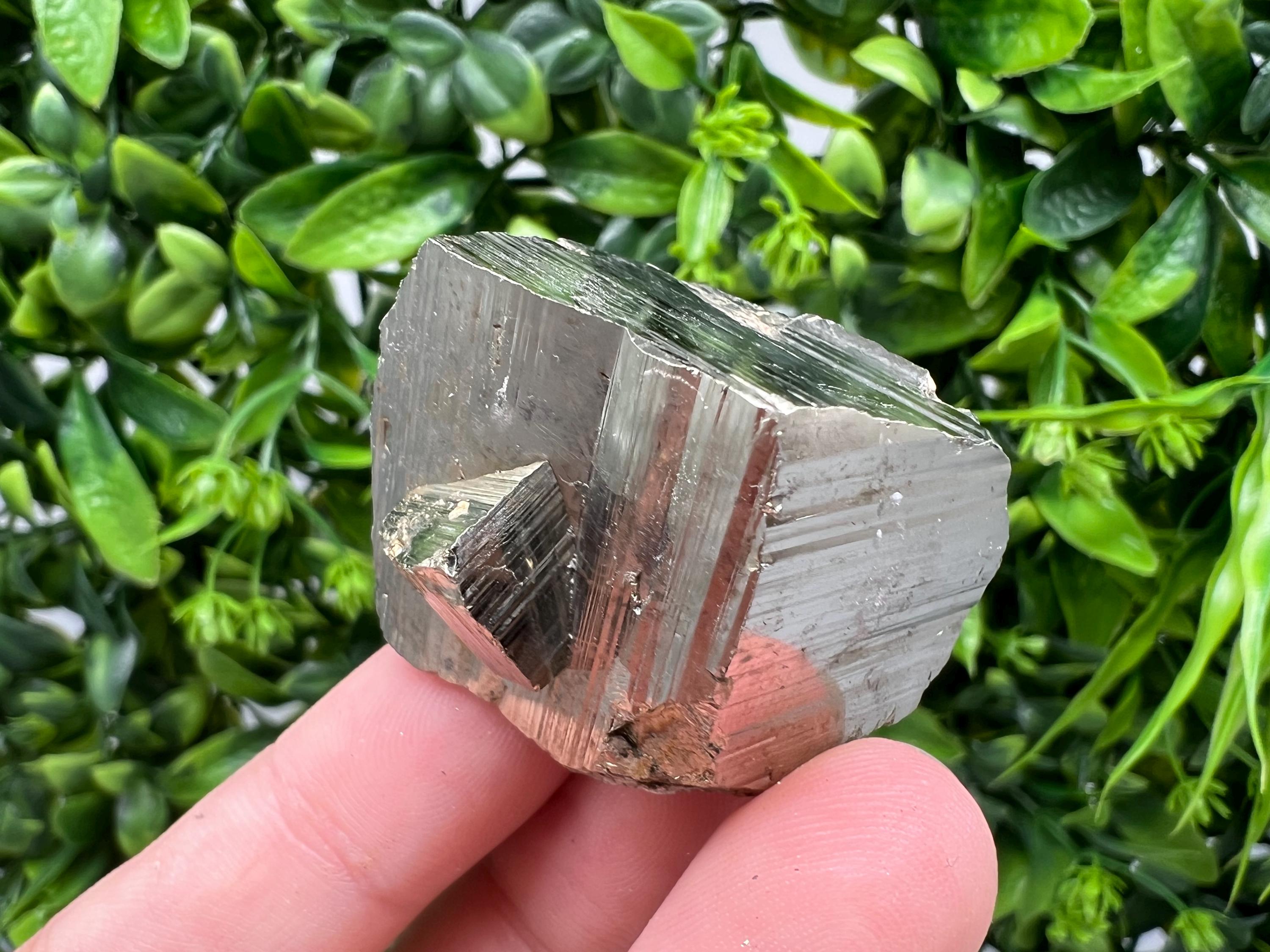 Rare Crystalline Rainbow Pyrite Cluster, Borieva Mine, Bulgaria
