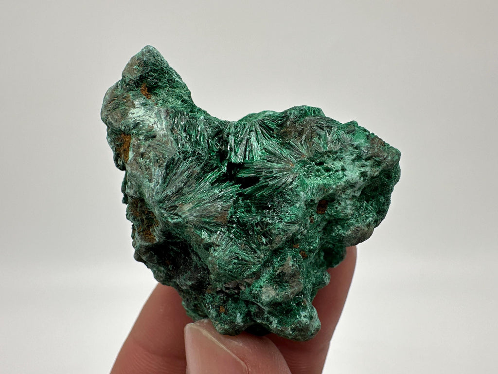 Polished Green Malachite Crystal, Congo Mineral Specimen