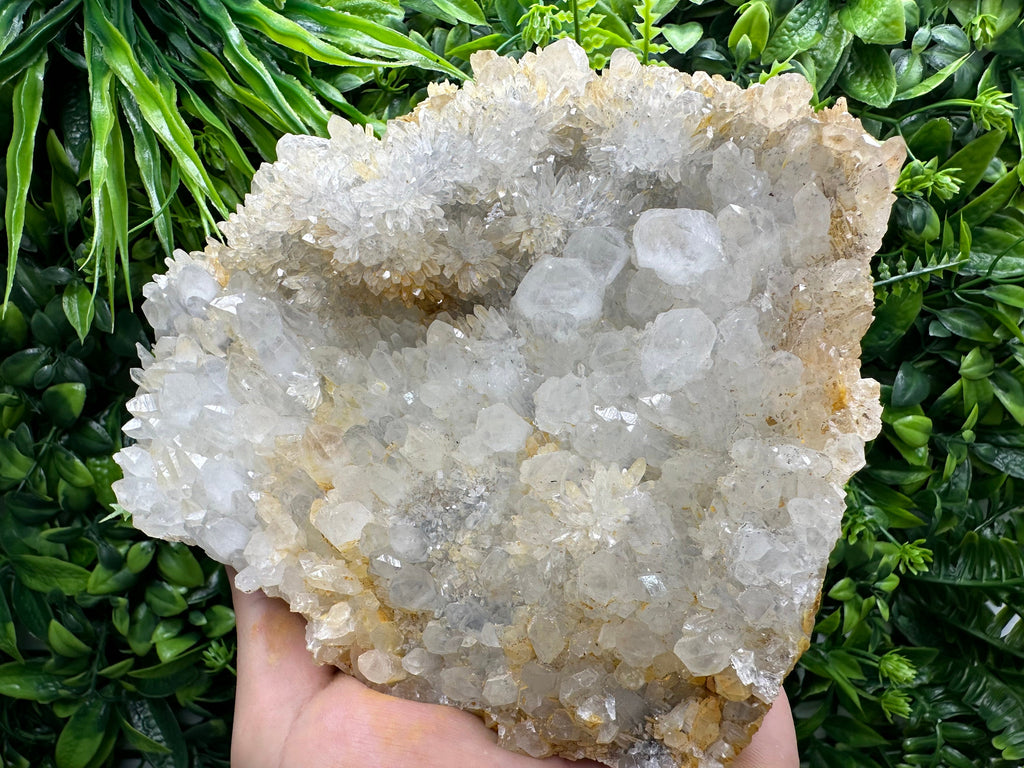 Limonite Quartz Cluster: Rare Mineral Specimen, Bulgaria