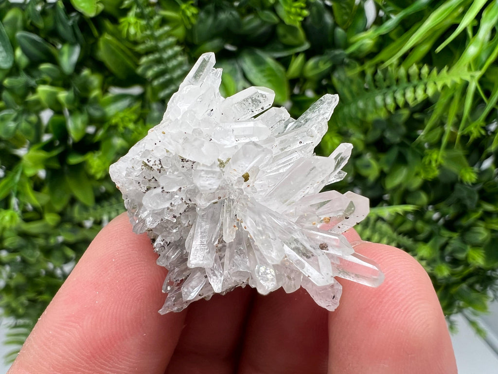 Wonderful Transparent Quartz on Chlorite Matrix,From Borieva mine,Madan,Bulgaria,Quartz,Quartz crystal,mineral specimen,collection quartz