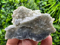 Blue Chalcedony Quartz with Chlorite Inclusions, Bulgaria Crystal Decor