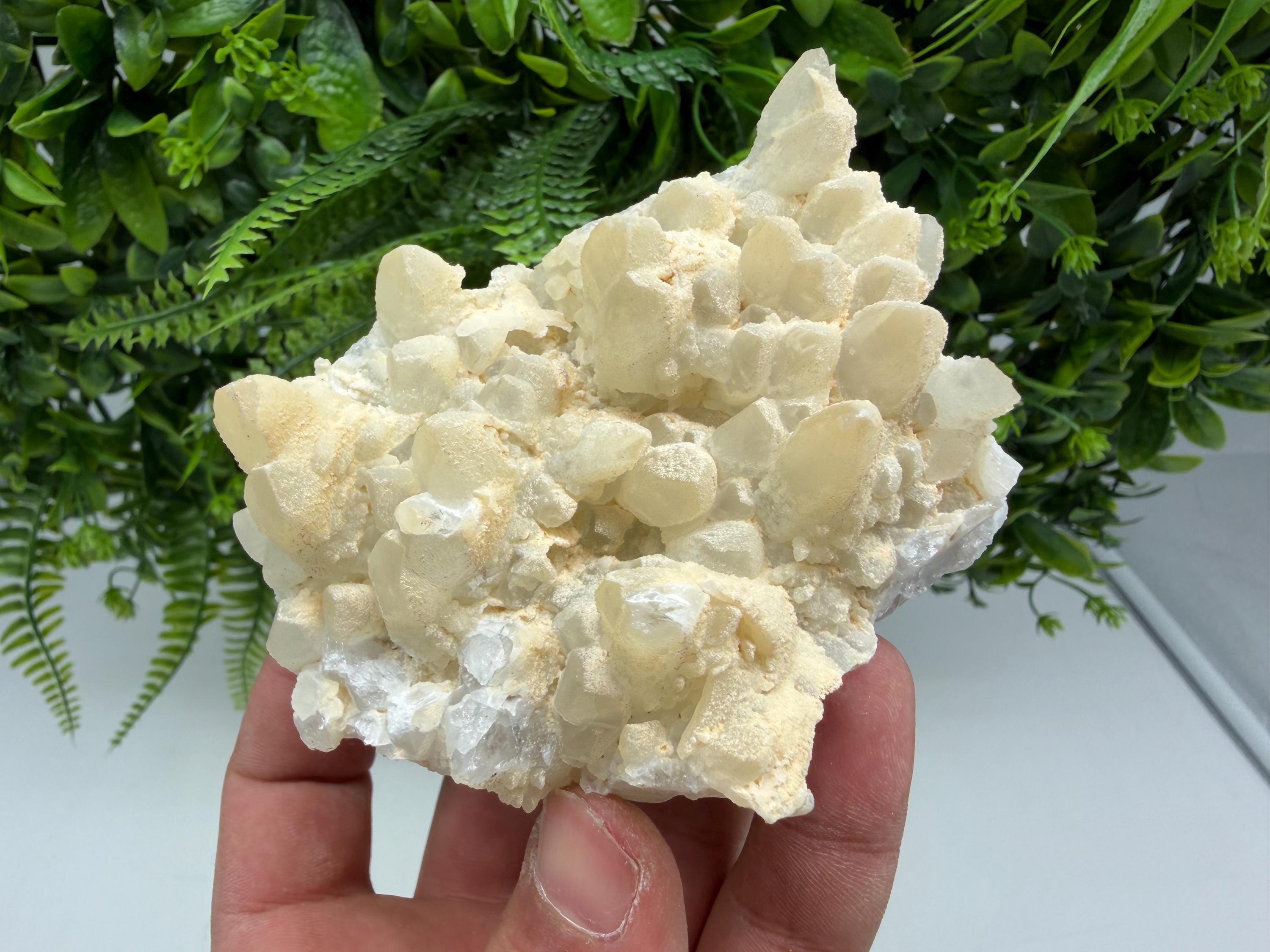 Milky Quartz Calcite Specimen, Borieva Mine Bulgaria, Home Decor Stone