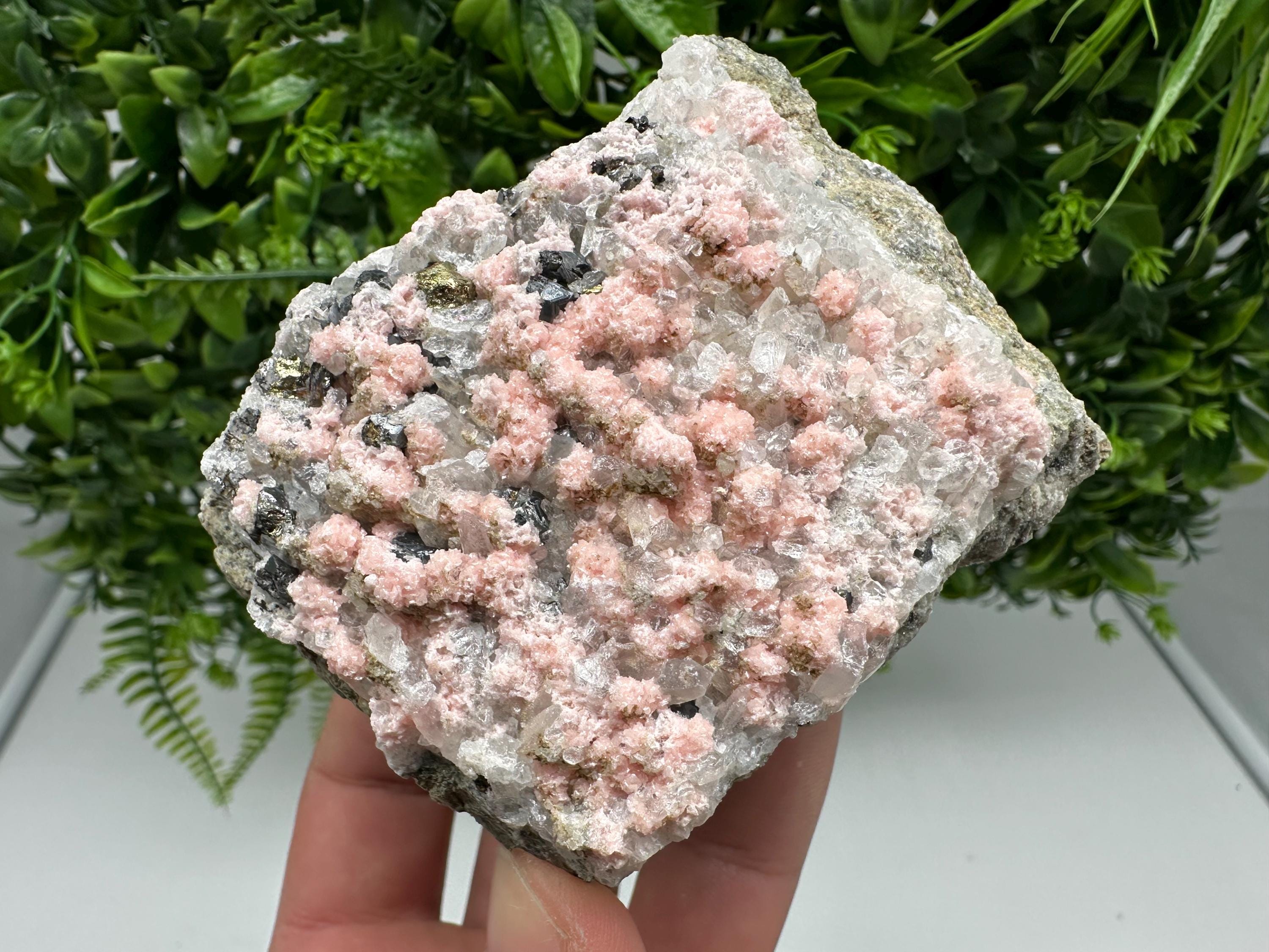 Pink Rhodochrosite Crystal, Starnica Mine, Bulgaria, Mineral Decor