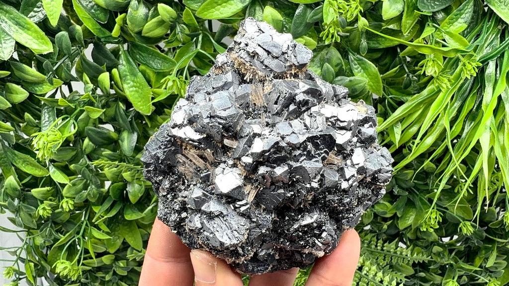 Collected Skeletal GALENA,Sphalerite,Quartz,Calcite from Krushev dol mine,Madan,Bulgaria,natural,collectible mineral specimen home decor