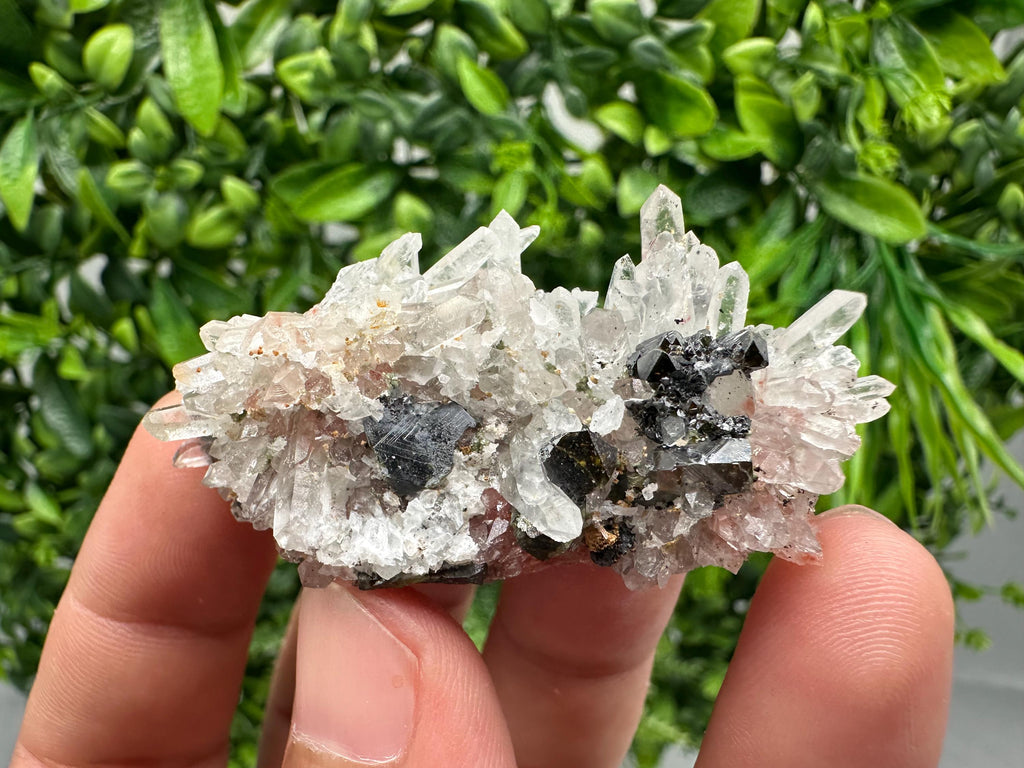 Stunning Quartz whit Siderite,Sphalerite,Hematite from 9th September mine,natural,collectible mineral specimen,home decor stone,gift,crystal