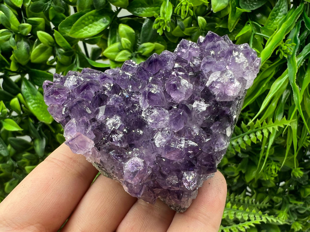 Purple Amethyst Crystal from Uruguay: Natural Energy Decor