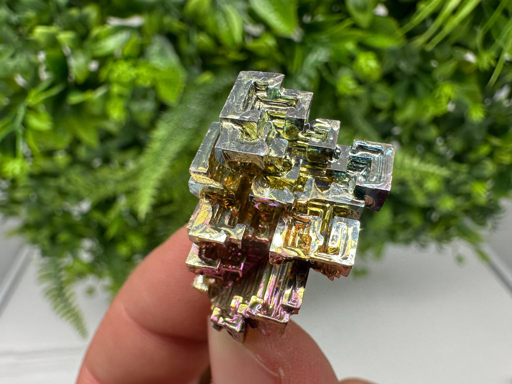 Rainbow Bismuth Crystal: Rare Gemstone Specimen,wholesale Bismuth