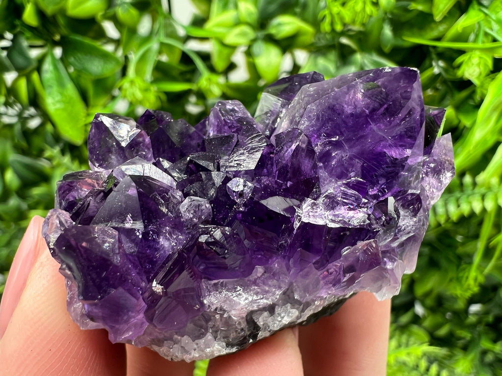 Uruguay Amethyst Crystal: Purple Quartz Home Decor, Energy Stone