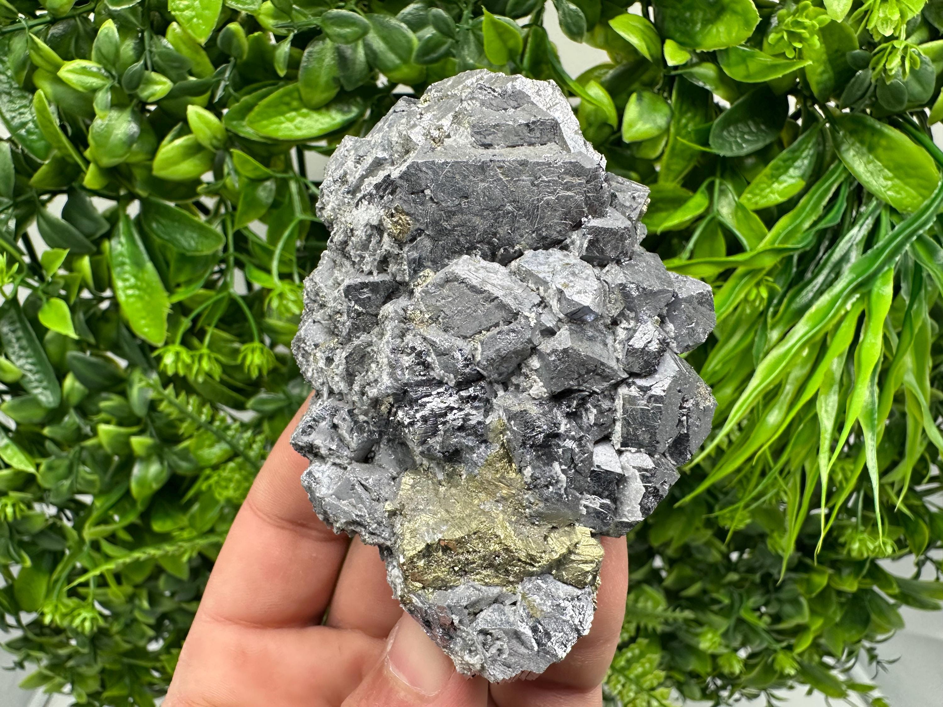 Galena Sphalerite Chalcopyrite Quartz Mineral Specimen: Djurcovo Mine, Bulgaria