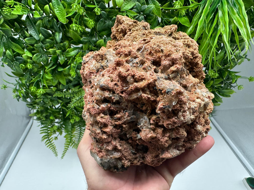 Quartz with Hematite & Iron Oxide: Collectible Mineral Specimen, 9th September Mine