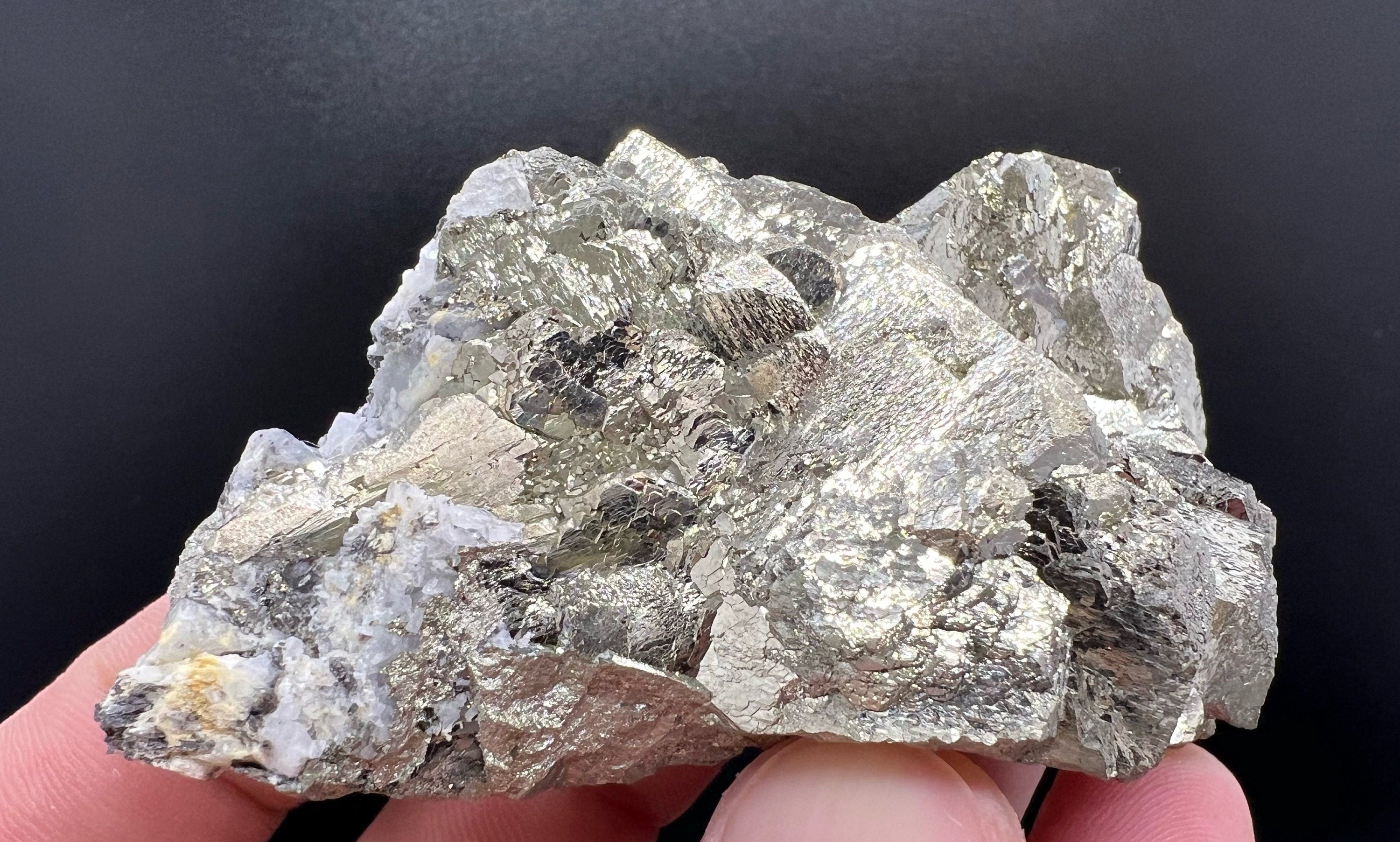 Pyrite Marcazite Specimen: Androvo Mine Mineral Stone Decor