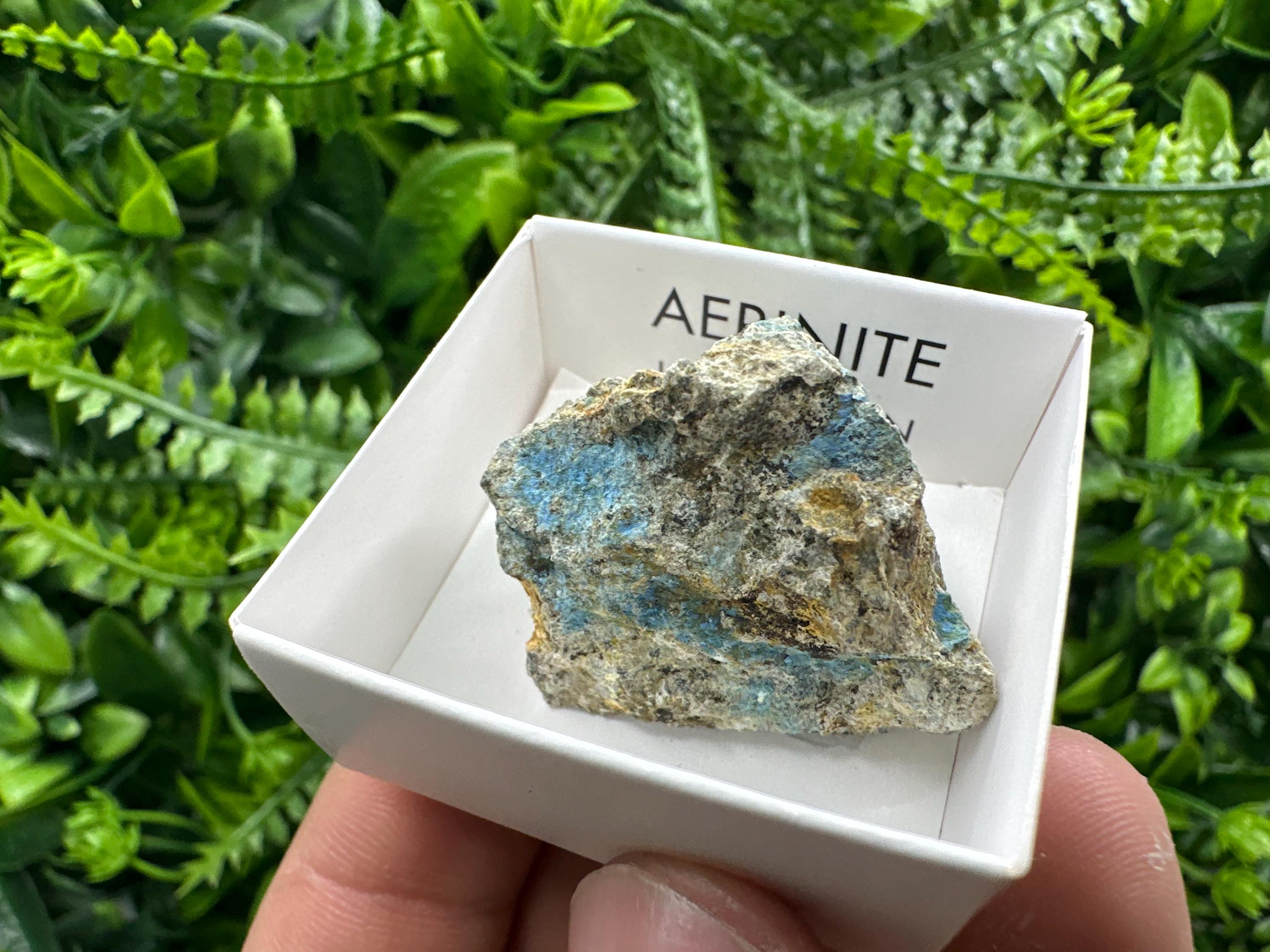 Rare Raw Aerinite Mineral Specimen, Lleida Spain