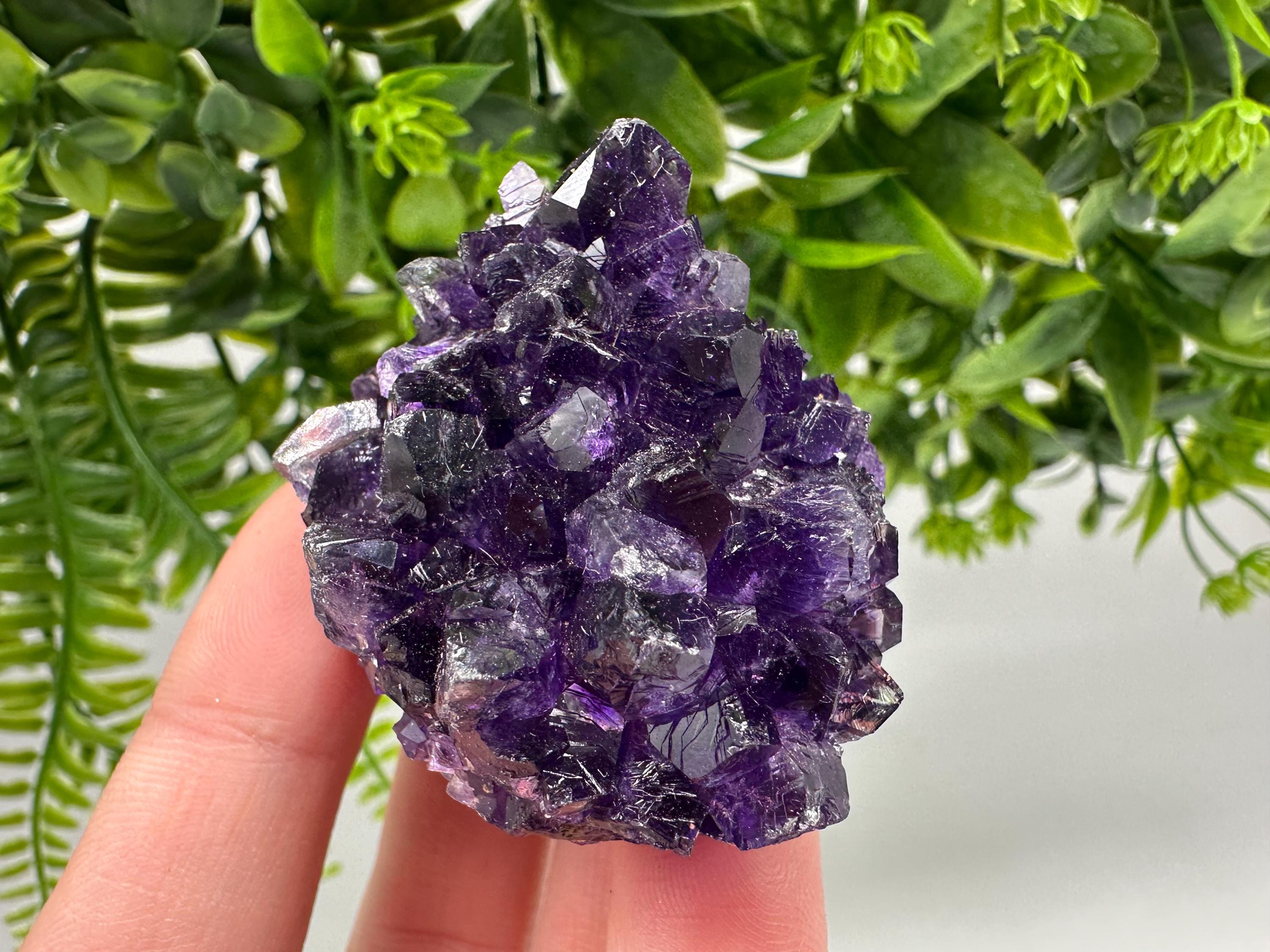 Uruguay Amethyst Crystal: Purple Quartz Home Decor, Energy Stone