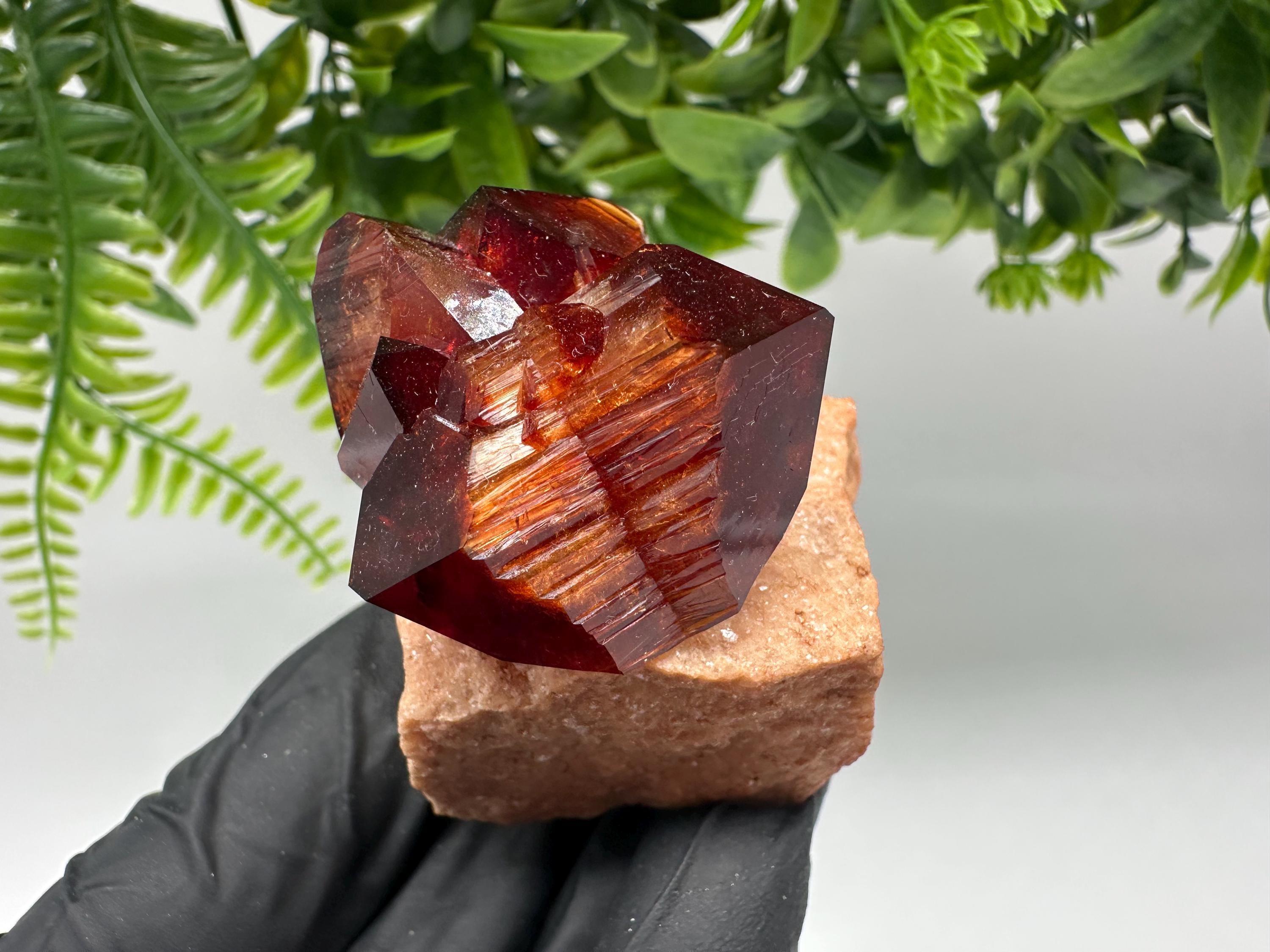 Orange-Brown Arcanite Mineral Specimen, Santa Ana Tin Mine