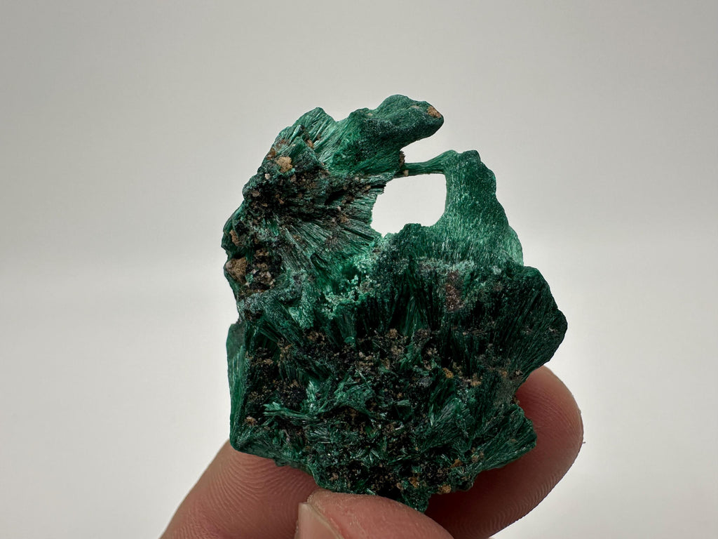 Green Polished Malachite Crystal, Congo Minerals, Chakra Stone