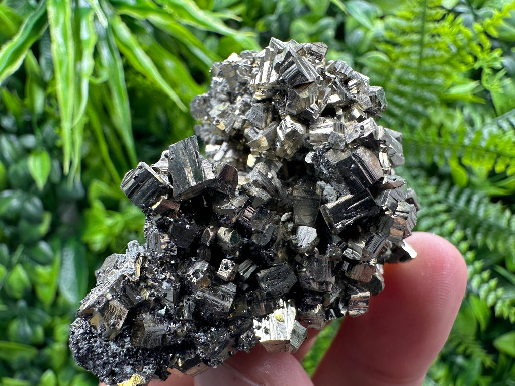 Natural Pyrite Crystal Cluster, September Mine Bulgaria