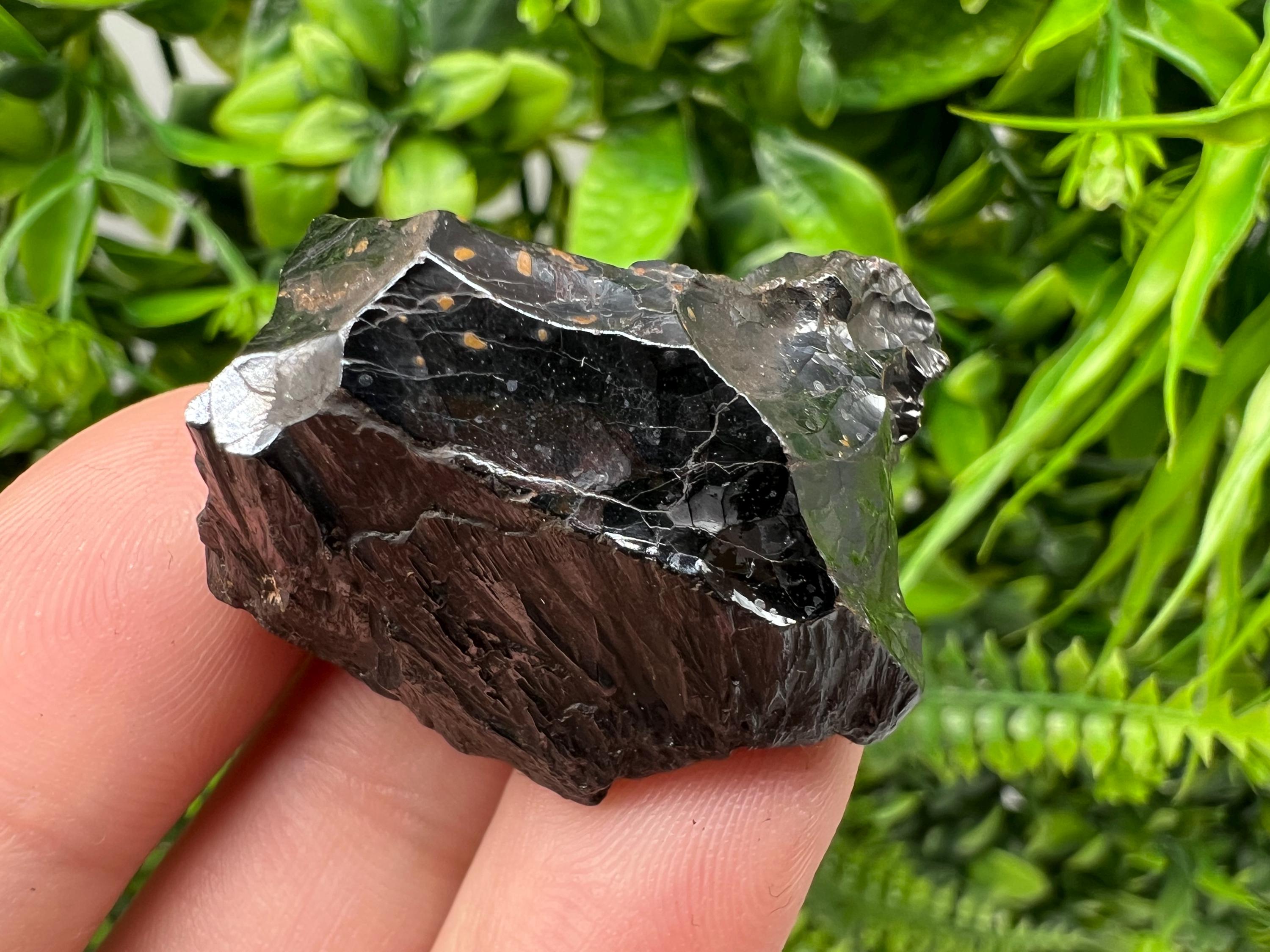 Botryoidal Black Hematite Specimen: Moroccan Crystal, Reiki Chakra Stone