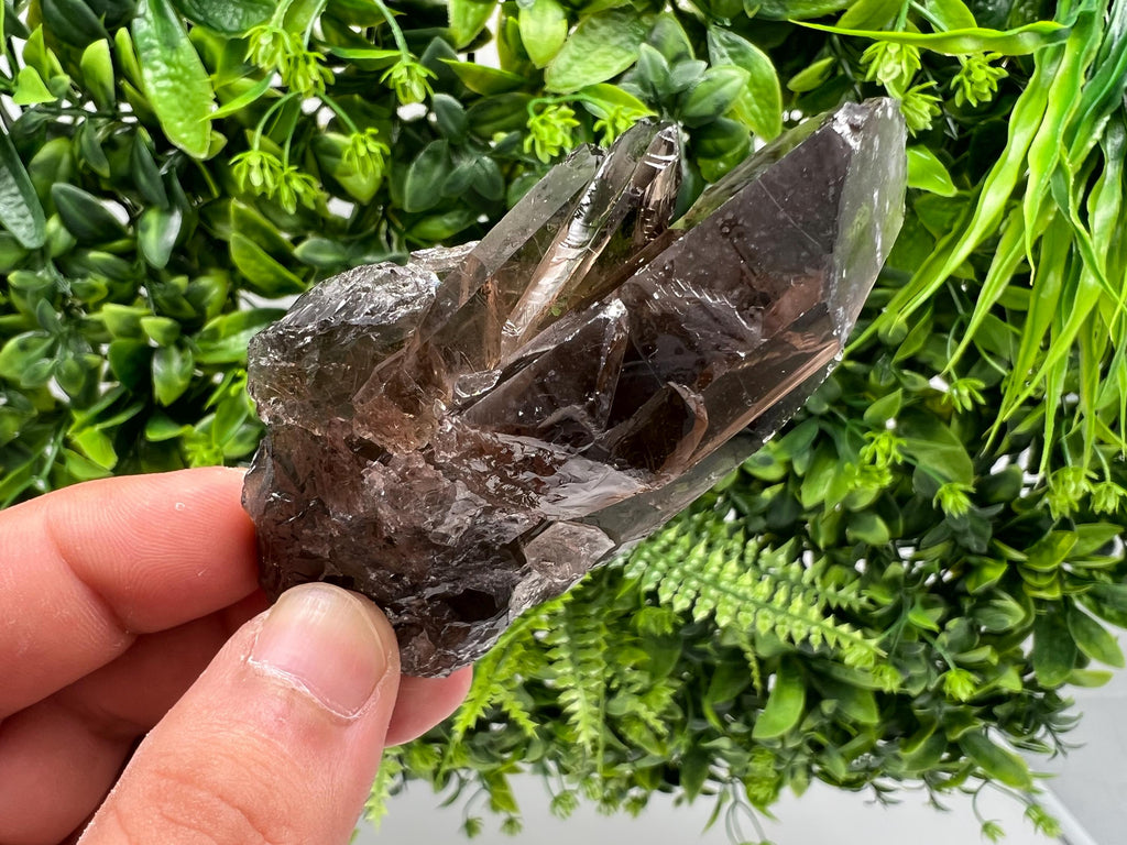 Rare Smoky Quartz Crystal Specimen: Home Decor Mineral Collection