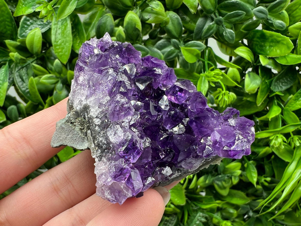 Uruguay Amethyst Crystal: Purple Quartz Home Decor, Energy Stone