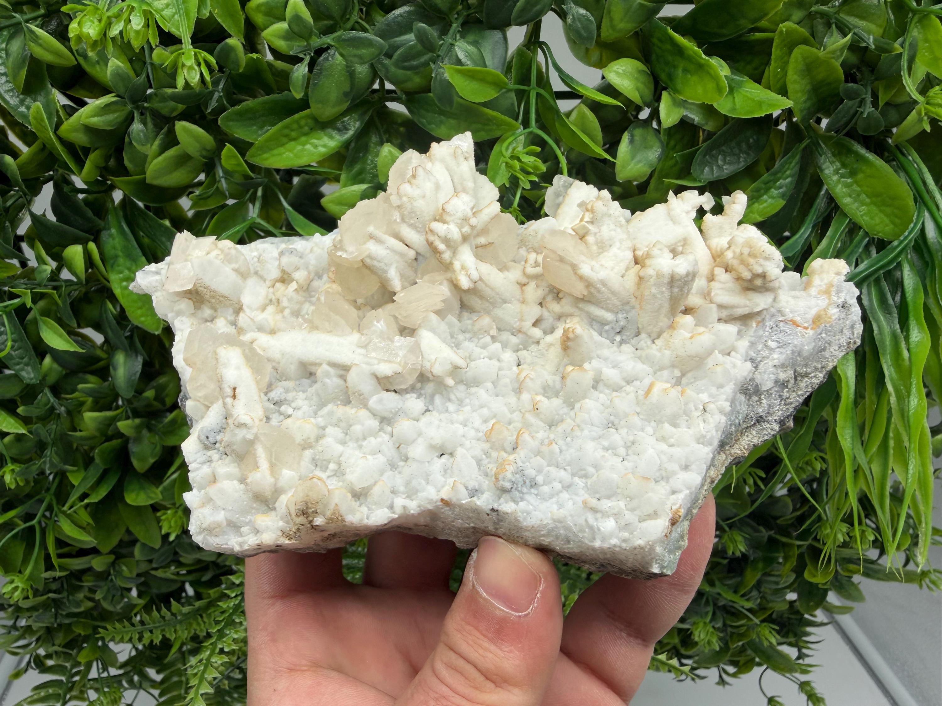 Calcite on Aragonite: Djurcovo Mine, Bulgaria Healing Crystal