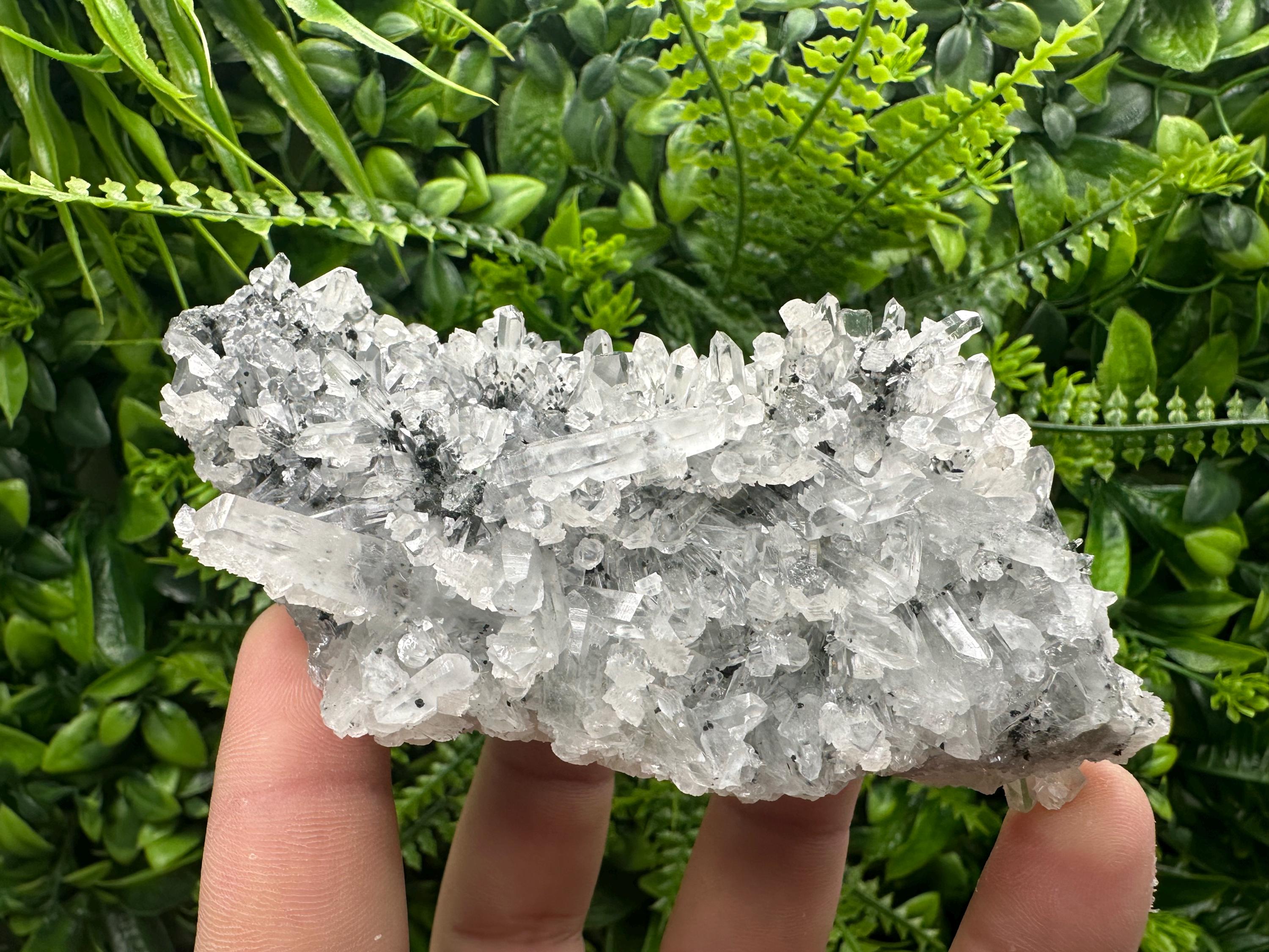 Transparent Quartz Cluster, Borieva Mine Crystal Specimen