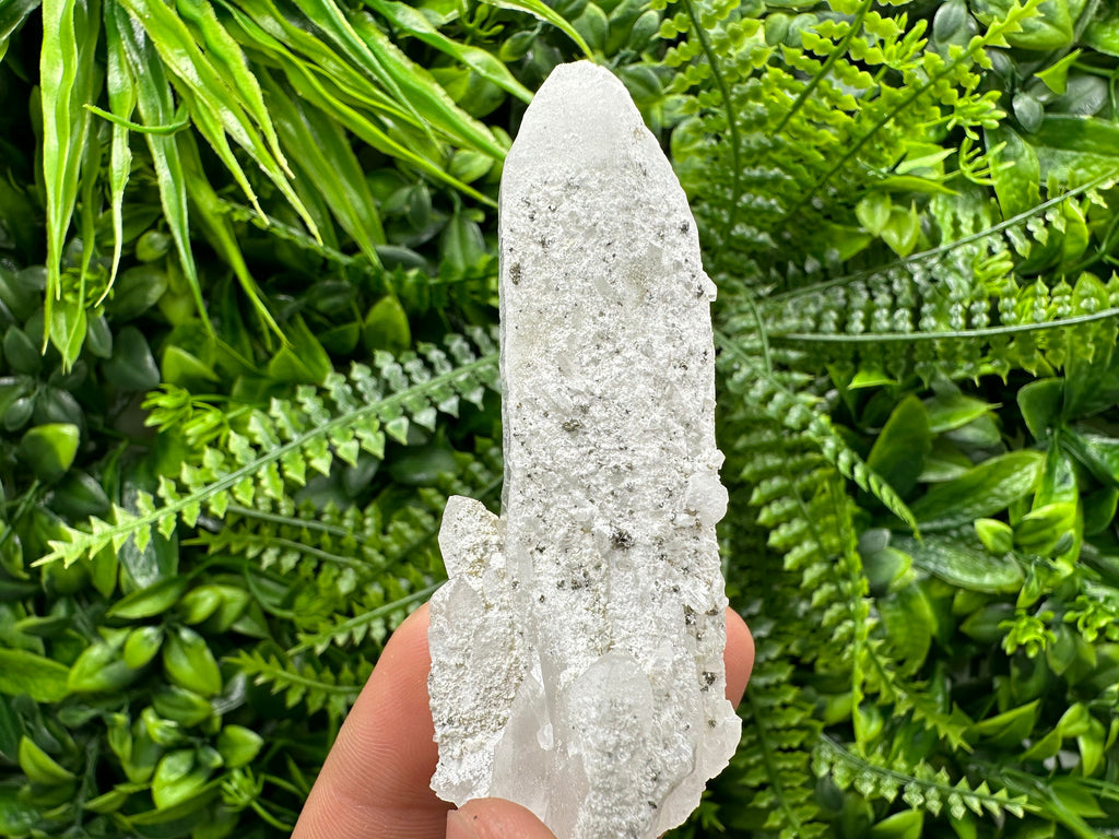 Transparent Quartz with Pyrite, Krushev dol Mine, Bulgaria