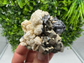 Collecting Mirror Galena,Pyrite on Quartz whit Chlorite,From Borieva mine,Madan,Bulgaria,natural mineral specimen,Home decor stone,Rare cry