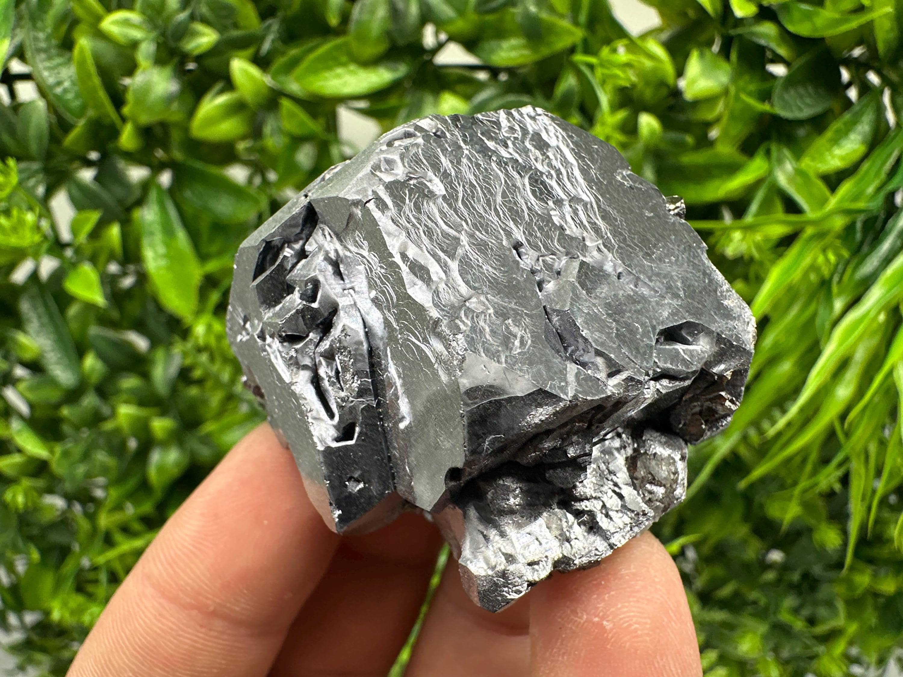 Skeletal Galena on Quartz, Borieva Mine Mineral Specimen