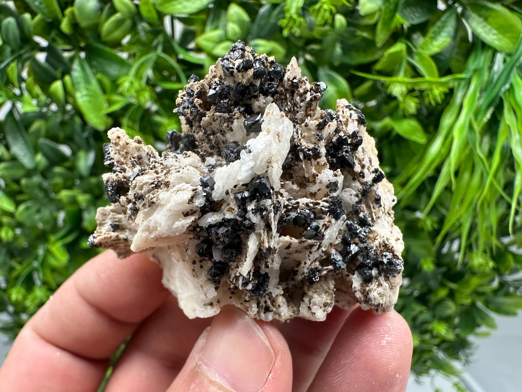Stunning Sphalerite on Calcite from 9 th September mine,Madan,Bulgaria,Natural,collection mineral specimen,home decor stone ,Rare crystal