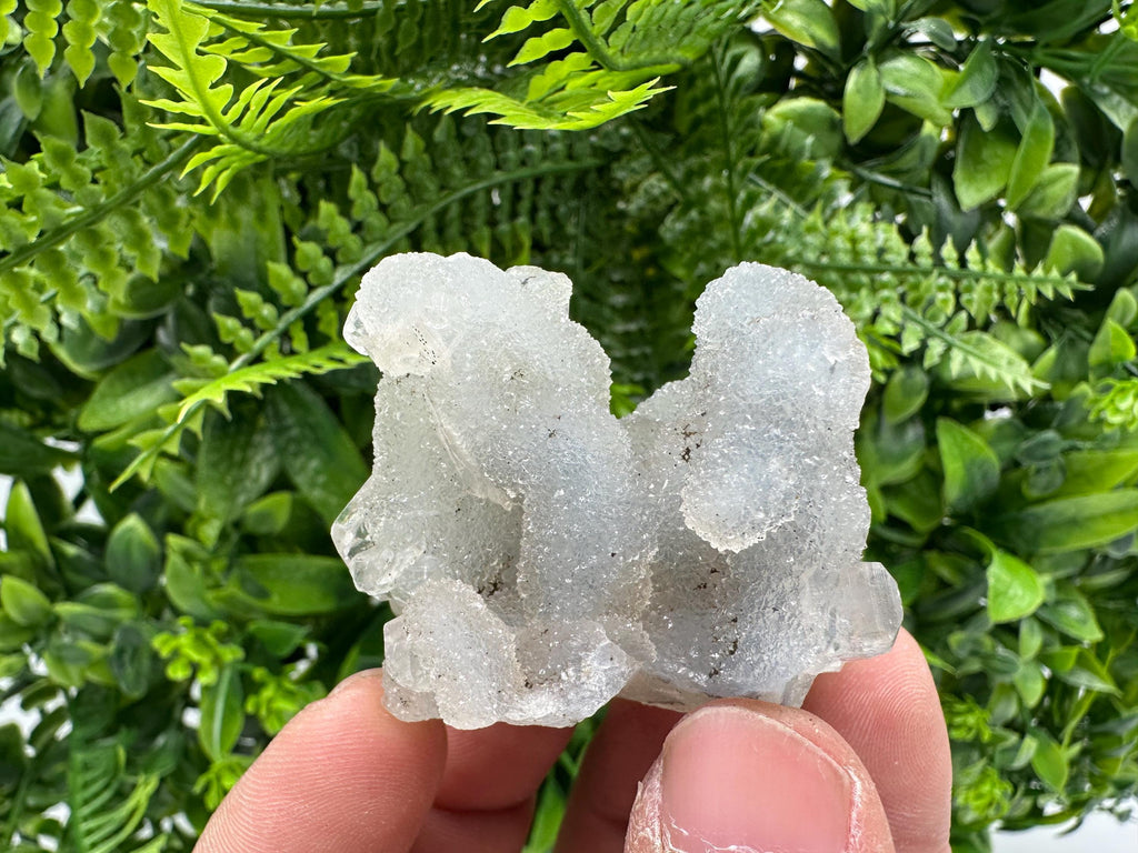 Natural Chalcedony Specimen: India Crystal Mineral, Home Decor