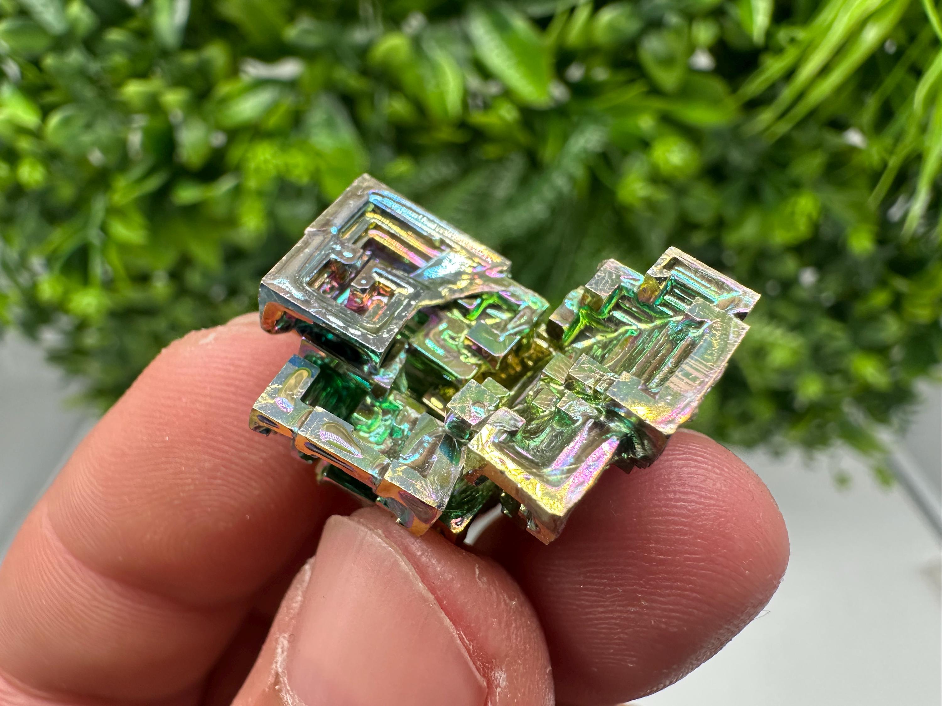 Rainbow Bismuth Crystal: Rare Gemstone Specimen,wholesale Bismuth