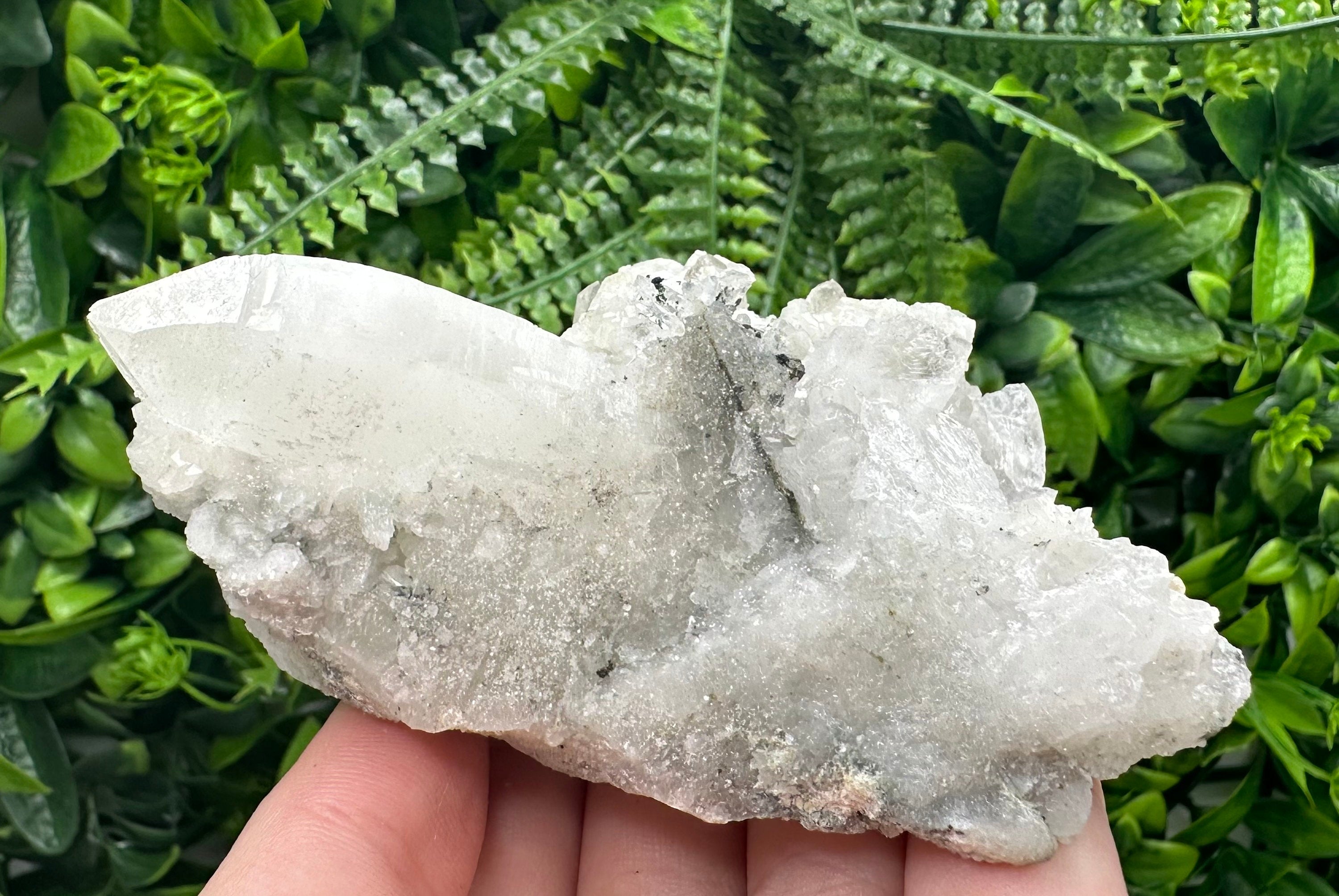 Quartz with Calcite Cluster, Borieva Mine Bulgaria, Home Decor Stone