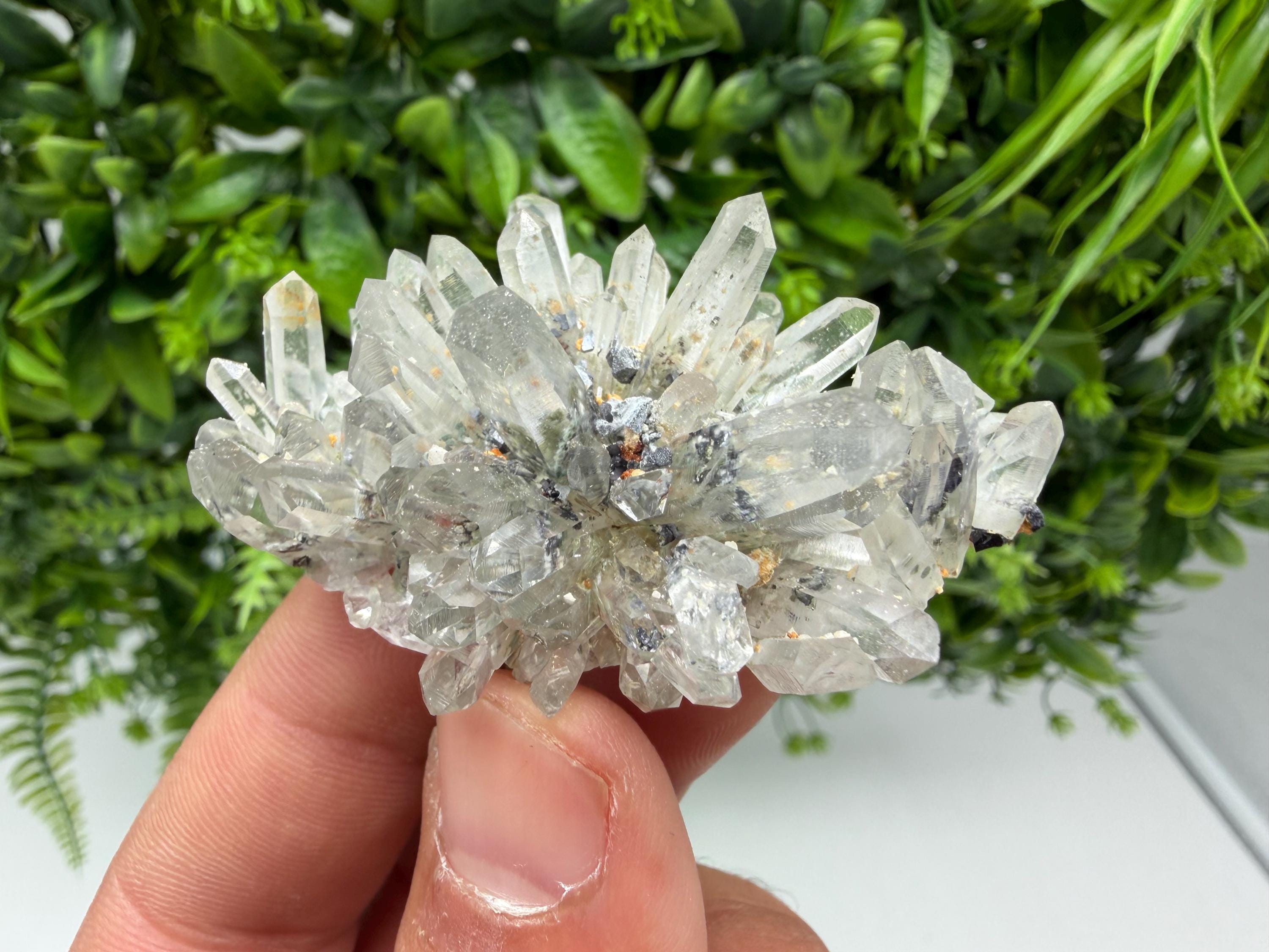 Stunning Transparent Quartz,from Borieva mine,natural collection mineral specimen rare crystal,home decor crystal,quartz cluster,Quartz,gift