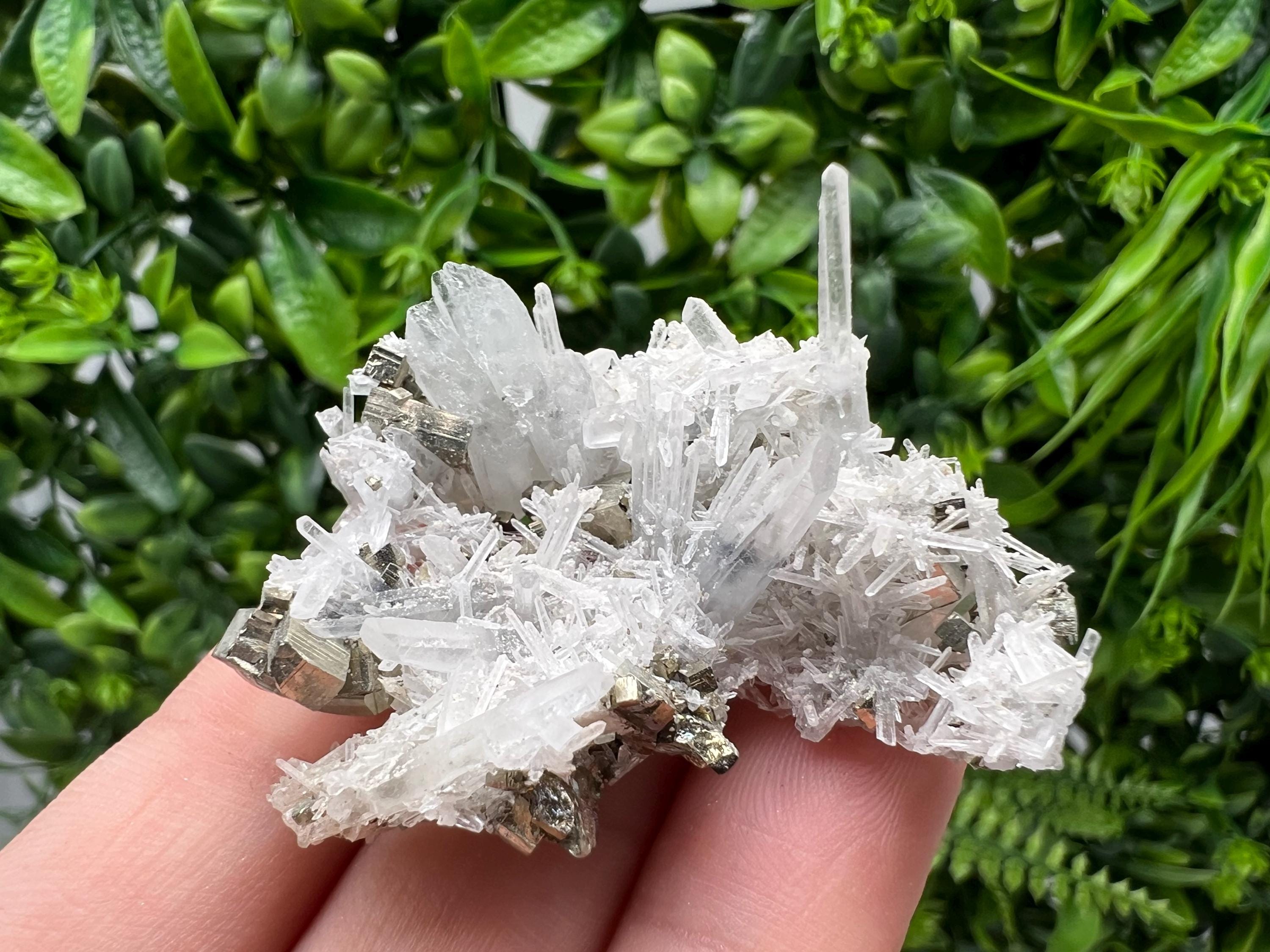 Stunning Pyrite on Quartz,Calcite from Borieva mine,Madan,Bulgaria,natural,collectible mineral specimen,home decor stone,collection crystal