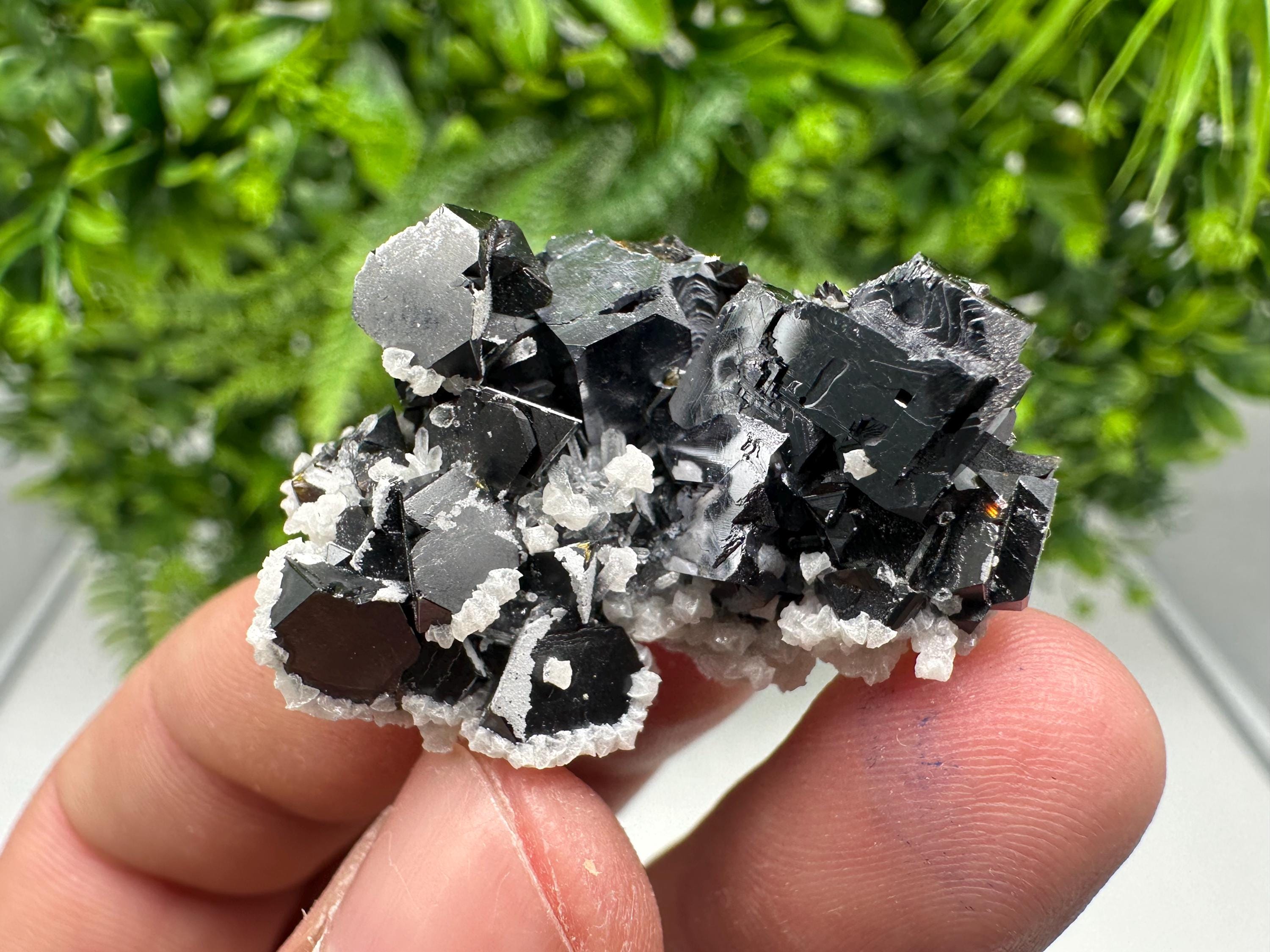 Collected Skeletal GALENA,Sphalerite,Quartz,Calcite from Krushev dol mine,Madan,Bulgaria,natural,collectible mineral specimen home decor