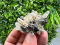 Wonderful Sphalerite Chalcopyrite on Green Quartz whit Hematite feom 9 th September mine,Bulgaria,natural,collection mineral specimen,gift
