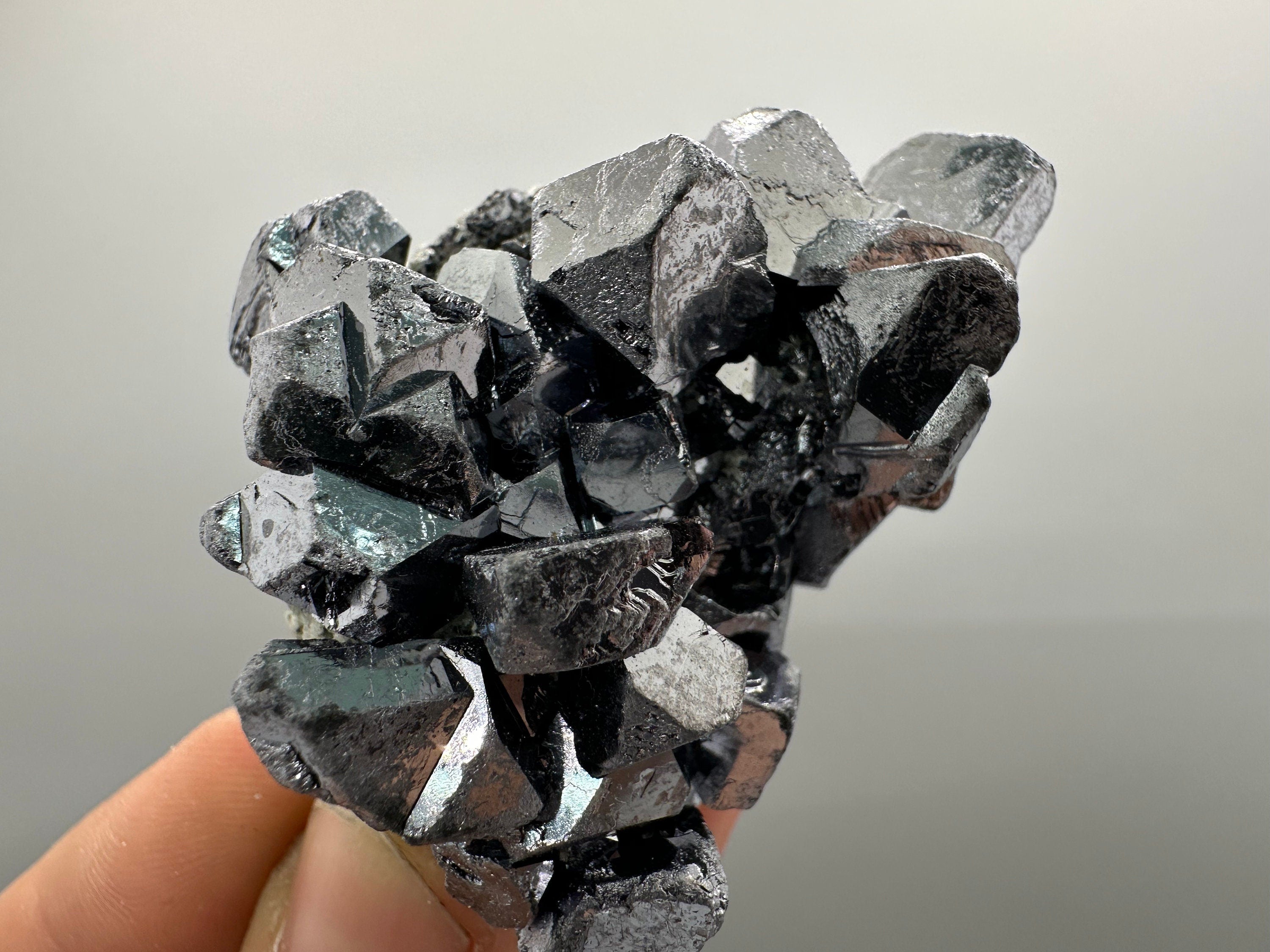 Shiny Galena Cluster: Natural Mineral Specimen, Borieva Bulgaria