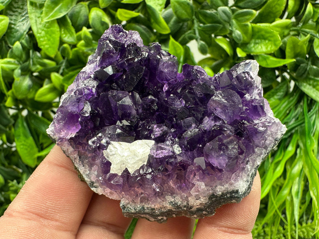 Purple Amethyst Crystal Cluster, Uruguay Home Decor, Energy Crystal