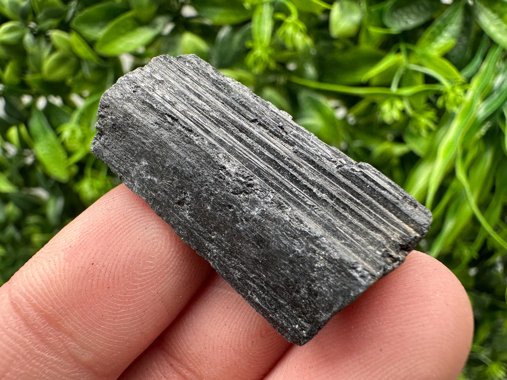 Natural Black Tourmaline Crystal – Raw Protective Stone, Healing Crystal, Grounding Mineral Gift
