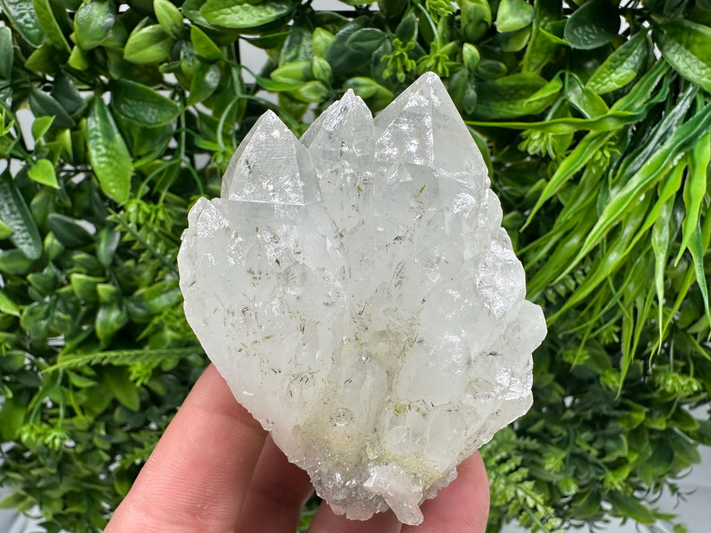 Natural Quartz with Epidote Mineral Specimen, Bulgaria