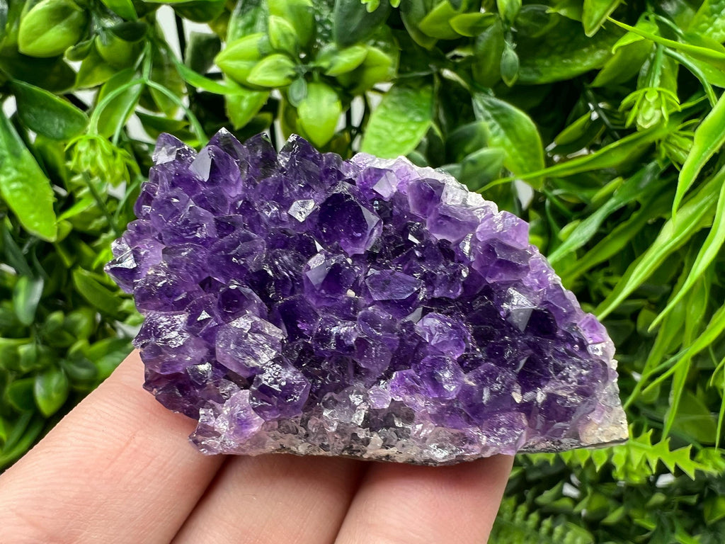 Uruguay Amethyst Crystal: Purple Quartz Home Decor, Energy Stone