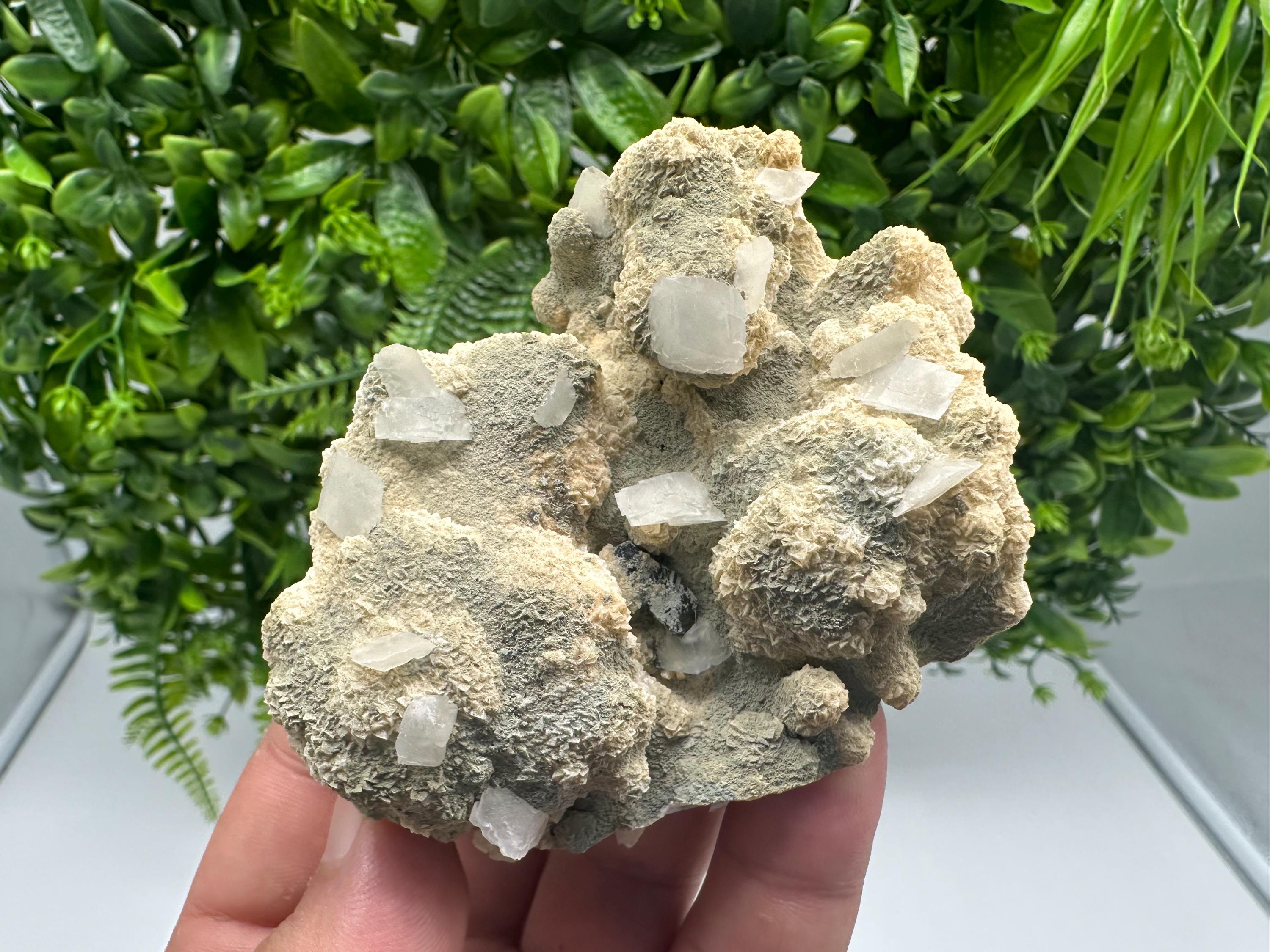 Calcite on Aragonite Mineral Specimen: Borieva Mine, Bulgaria